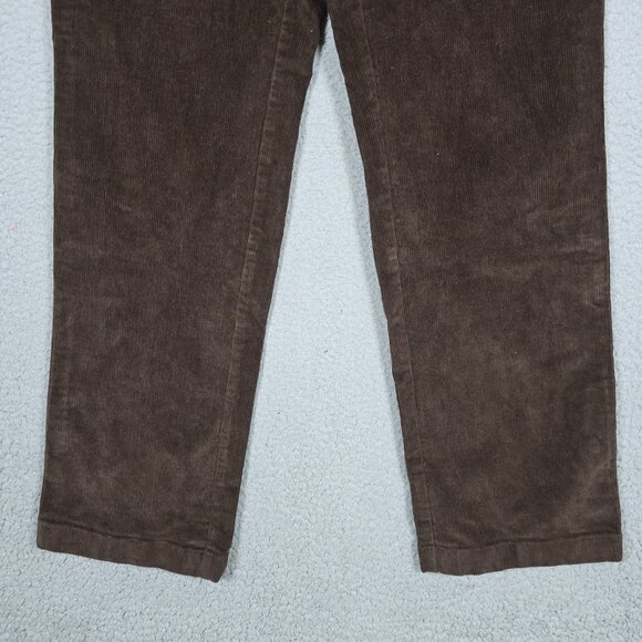 LL Bean Pants Womens Size 4R Brown Classic Fit Straight Corduroy Fall Preppy - Picture 3 of 7